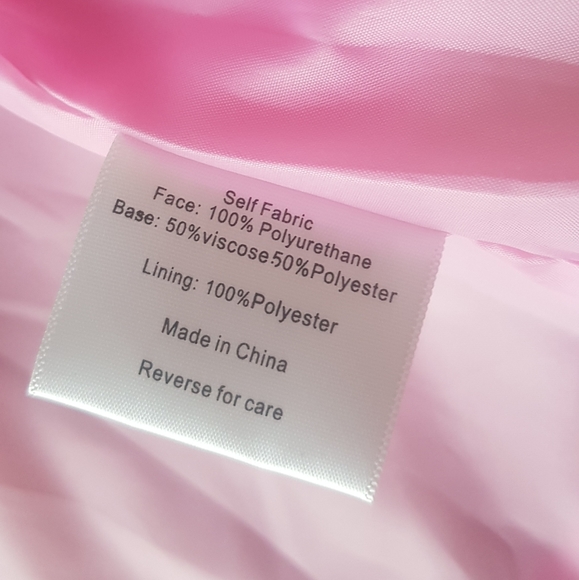 Jeffrey Star pink leather sleeveless biker jacket/s - Picture 4 of 6